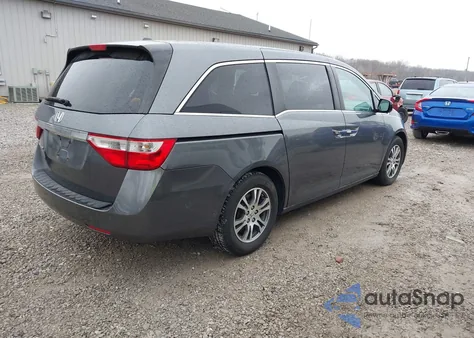 2012 Honda Odyssey Ex-L from USA, damaged, VIN 5FNRL5H68CB091707